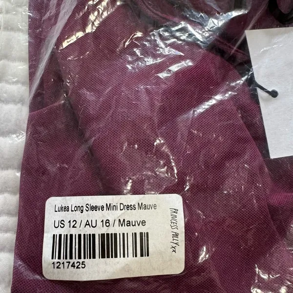 Princess Polly - LUKEA LONG SLEEVE MINI DRESS MAUVE - Image 9
