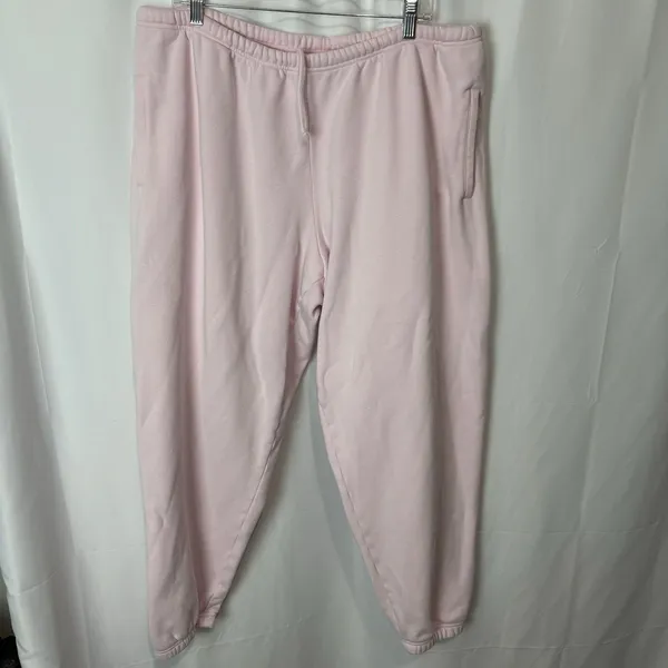 Skims Womens Light Pink Sweatpant Joggers 2X Comfy Cozy Lounge - Image 8