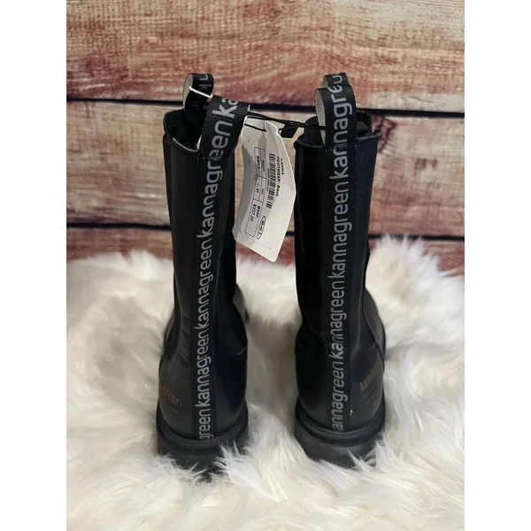 Kanna Footwear Chelsea Boots Black Leather Women's US 10.5 EU 41 NWT MSRP $257 - Image 2