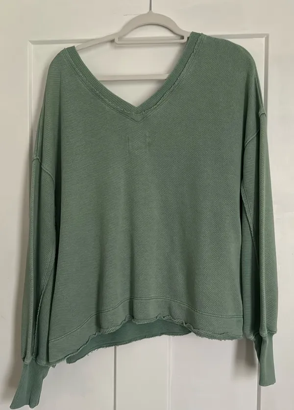 American Eagle V-Neck Sweatshirt Pullover - Image 3