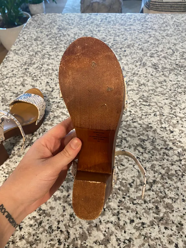 Steve Madden Wooden Block Heel - Image 4
