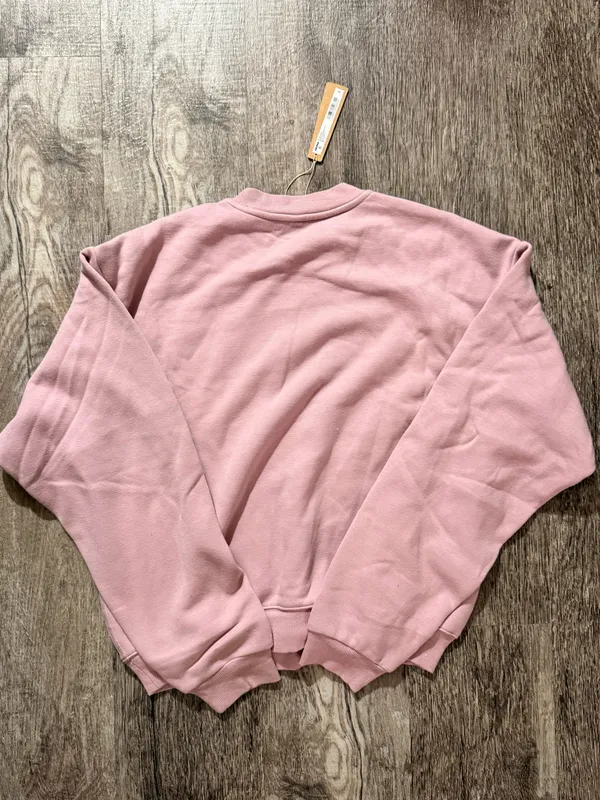 SKIMS Classic Cotton Crewneck Fleece - Image 4