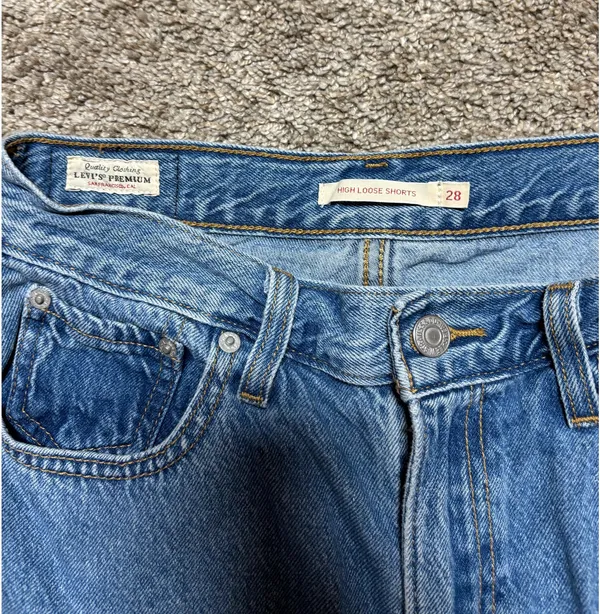 Levi’s High Loose Jean Shorts - Image 3