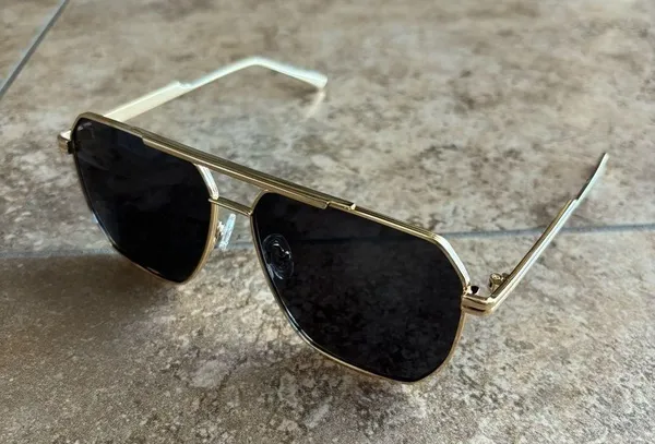 Vintage Retro Aviator Sunglasses - Image 2