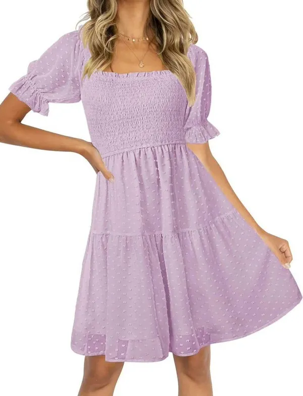 Amazon Purple Babydoll Dress - Image 4