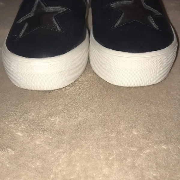 ✨Steven by Steve Madden Black Silver Star slip ons - Image 7