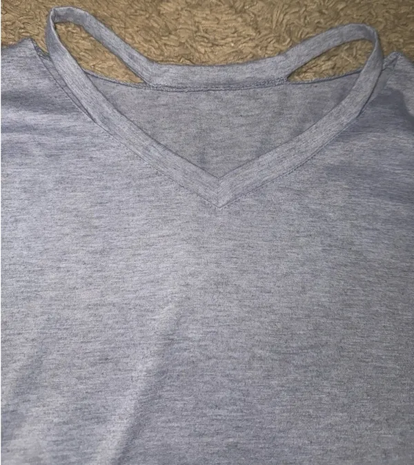 Gray long sleeve shirt Size L - Image 3