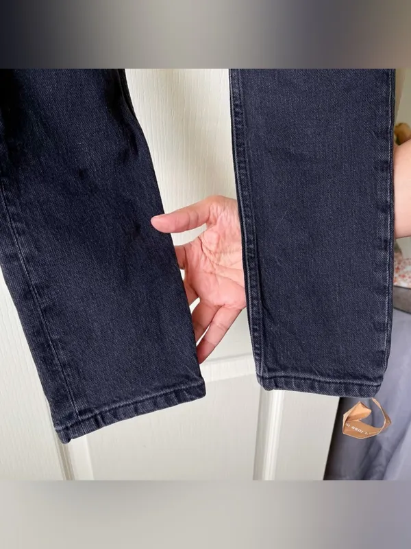 Reformation‎ Serena High Rise Skinny Jeans Erie Faded Black 23 NWT - Image 4