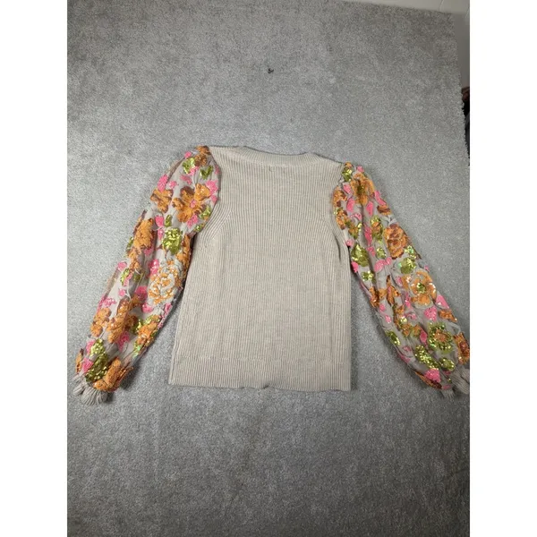 fate daisy flower puff sleeve sweater small‎ - Image 9