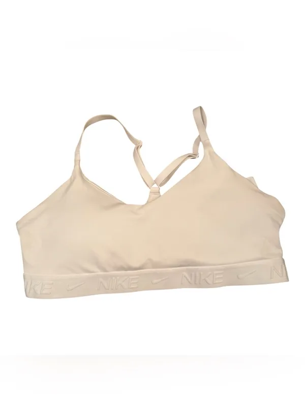 Ivory Nike Sports Bra – Size Large, EUC - Image 2