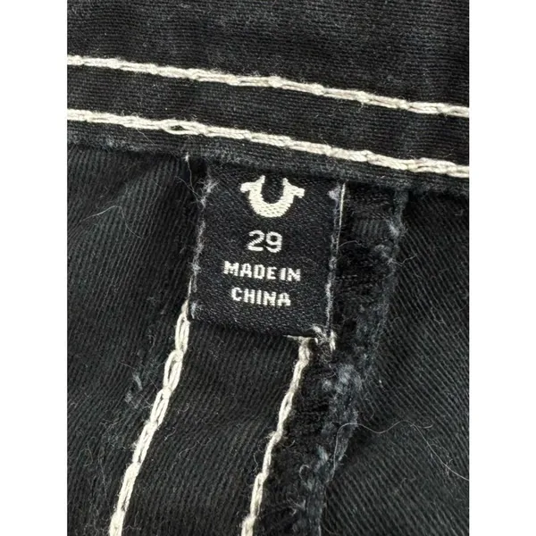 True Religion Military Black Cargo Pants Women’s 29 - Image 4