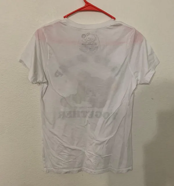 White Graphic Tee Size M - Image 2
