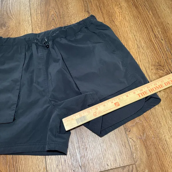 Stoic Desert Hiking Shorts Black Womens XL Zip Pocket Elastic Waist Activewear - Image 4