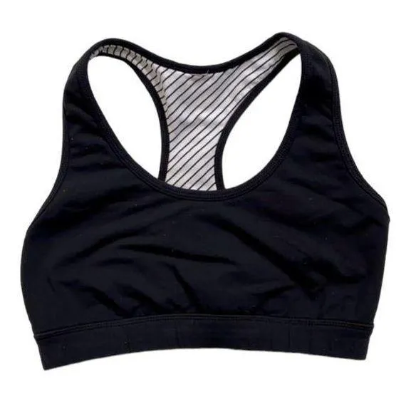 LUCY Women’s Black Racerback Sports Bra Top Size Small - Image 3