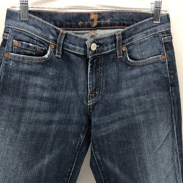 7 For All Mankind bootcut sparkle pockets Y2K jeans - Image 2