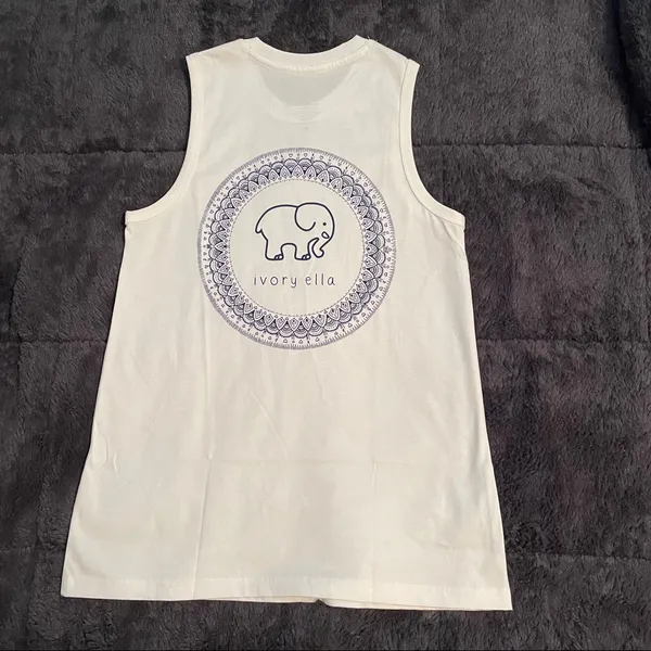 Ivory Ella Tank/ Muscle Shirt - Image 8