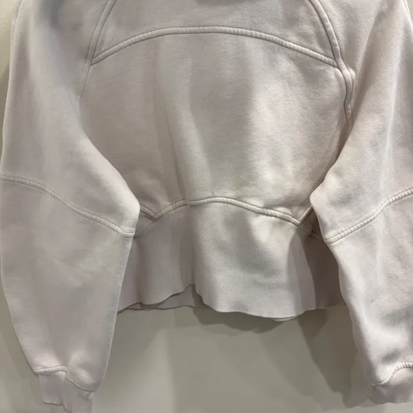 Lululemon Scuba Oversized Half-Zip Hoodie White Opal W3DM4S XS/S Sporty Active‎ - Image 9