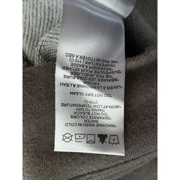 Lole Sleeveless Sweatshirt Tunic Women Large Gray Good Funnel Neck Pocket - Image 5