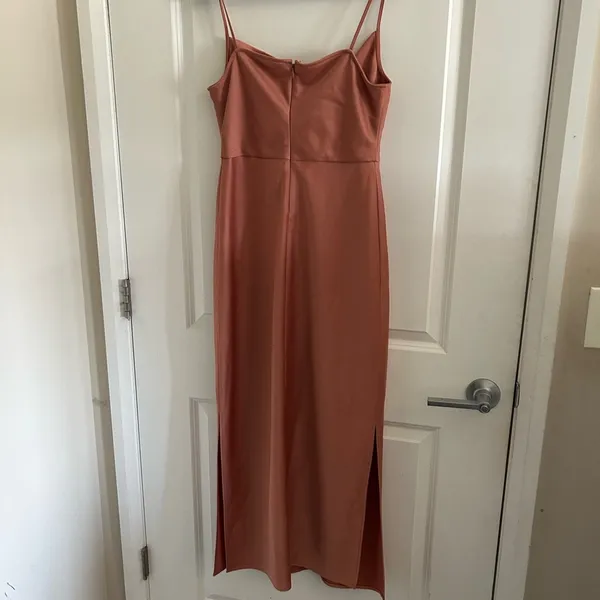 Sachin + Babi Brown Slip Midi Dress - Image 11