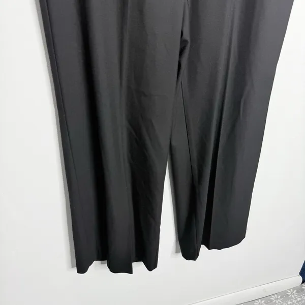 NWOT Ann Taylor The Button Trim Sailor Wide-Leg Pant Black Size‎ 14 Workwear - Image 8