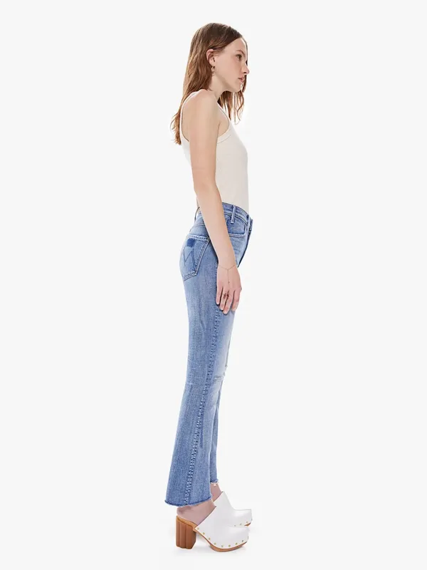 MOTHER The Hustler Ankle Fray Crashing Hard Jeans Size 27 - Image 2
