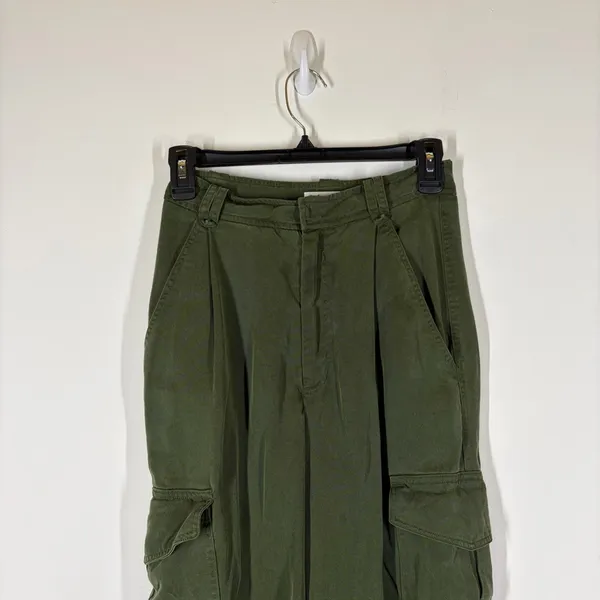 Reformation Jackson Straight Leg Cargo Pant Size 0 PETITE - Image 3
