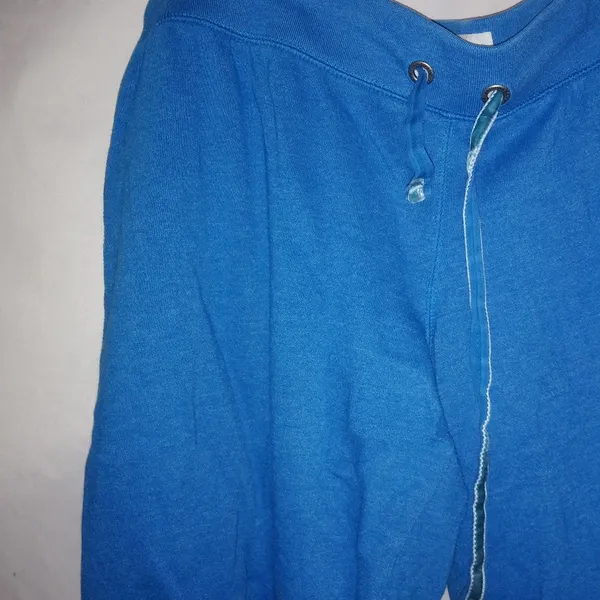 Aeropostale XL Side Spellout Cobalt Blue Jogger Warmup Drawstring Pants Plus - Image 2