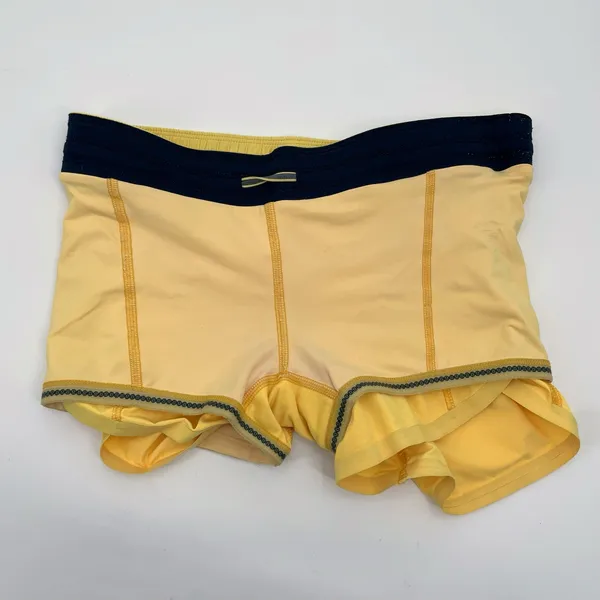 Lululemon Bright Yellow Athletic Running Shorts Pump It Up Lined Summer Size 2 - Image 6