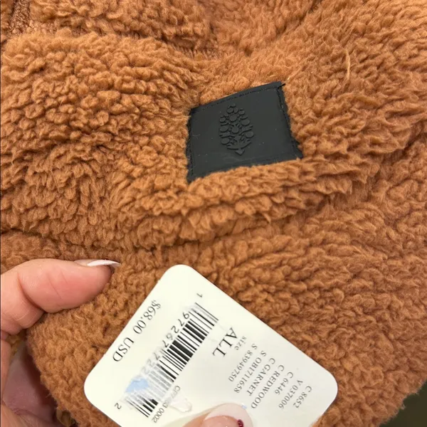 NWT FREE PEOPLE Movement Ascend Fleece Trapper - Redwood $68 - Image 4