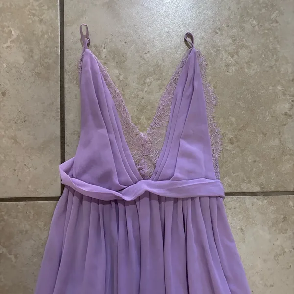 Michael Costello x REVOLVE Justin Gown lavender size XS - Image 3