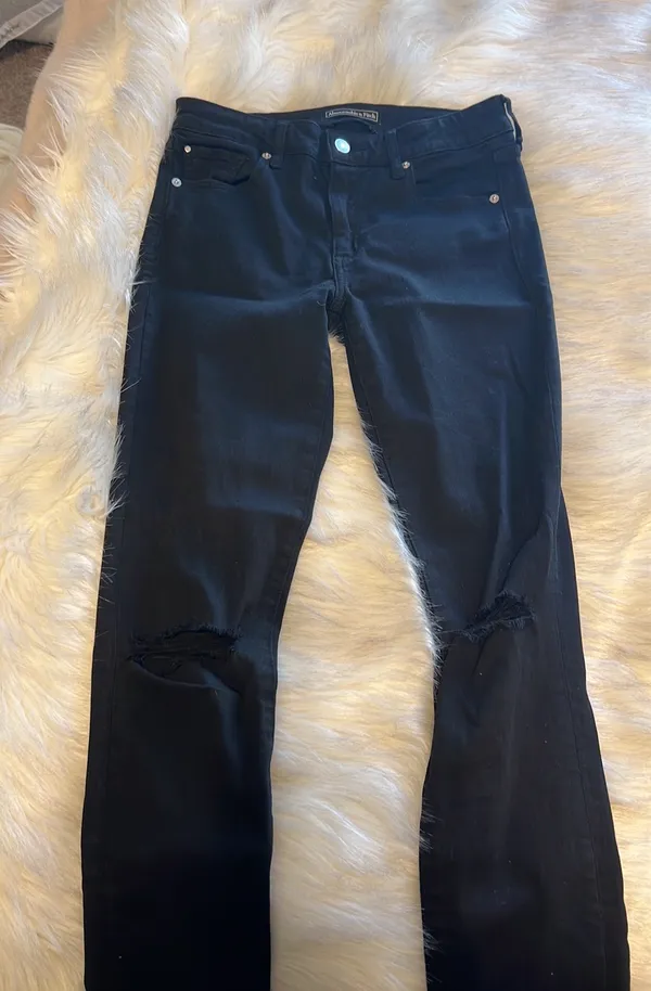 Abercrombie Black Super Skinny Jean - Image 2