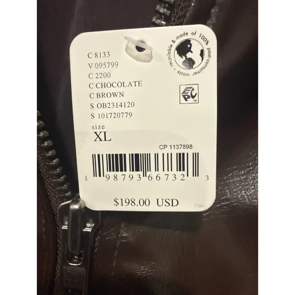 Free People Sloane Faux Leather Jacket Size XL - Image 9