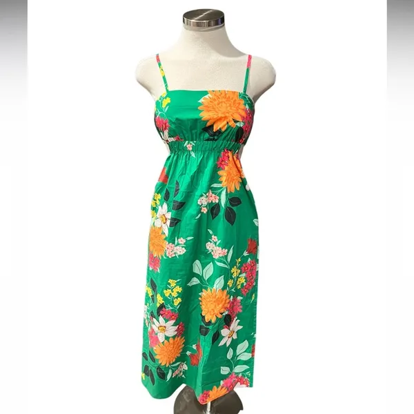 CARA CARA Vivian Dress Floral Sides Cut Out Size XS - Image 3