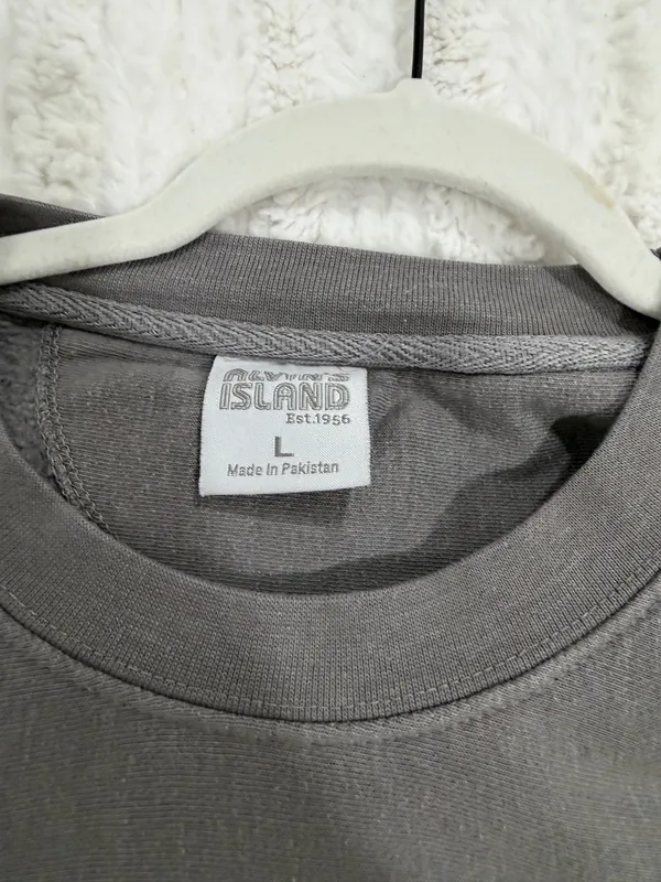 Grey Crewneck Gray Size L - Image 3