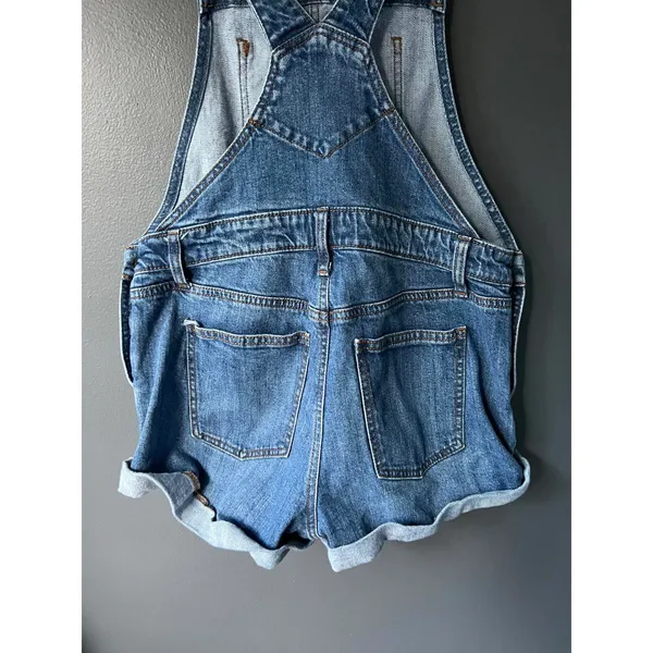 Old Navy Size Small Women's Denim Short Overalls - Image 6