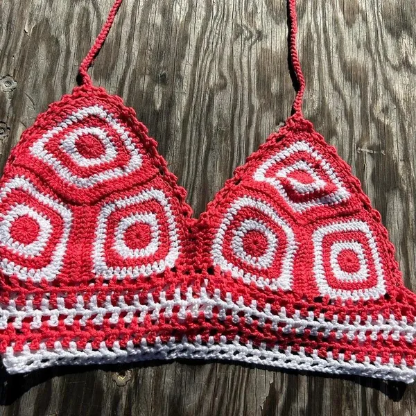 Nwt crochet halter top from cider size‎ medium - Image 3