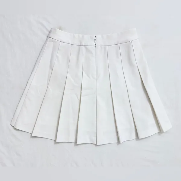 Aritzia Sunday Best Olive Mini Skirt - White - 0 - Image 6