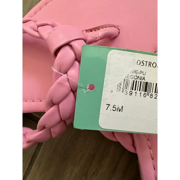 Abound pink braided thong sandals side 7.5 - Image 6