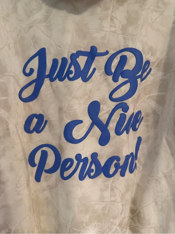 Altar’d State “Just Be A Nice Person “ Camo Hoodie - Image 4