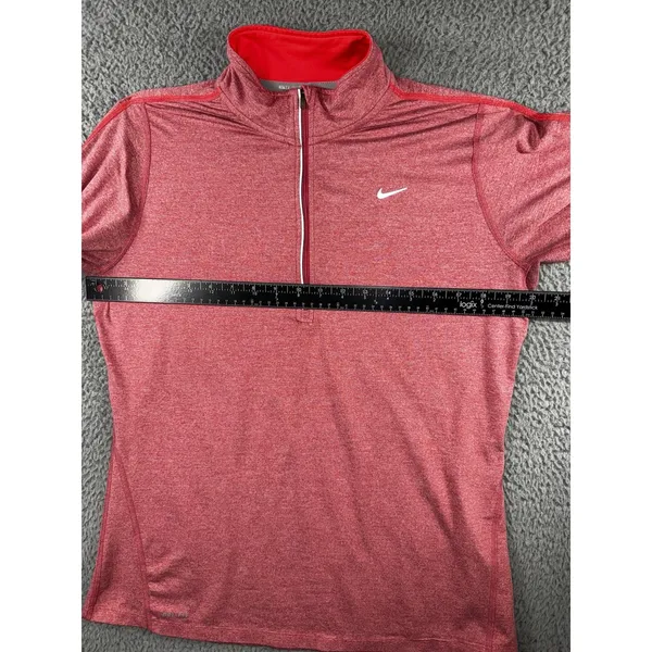 Nike‎ Dri Fit Swift Track Jacket Women Large 1/4 Zip Mock Neck Running - Image 4