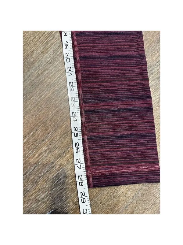 Lululemon Wunder Under High Rise Crop Leggings Red Size 6 Women's Activewear - Image 3