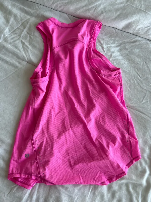 Lululemon Hot Pink Performance Tank - Image 2