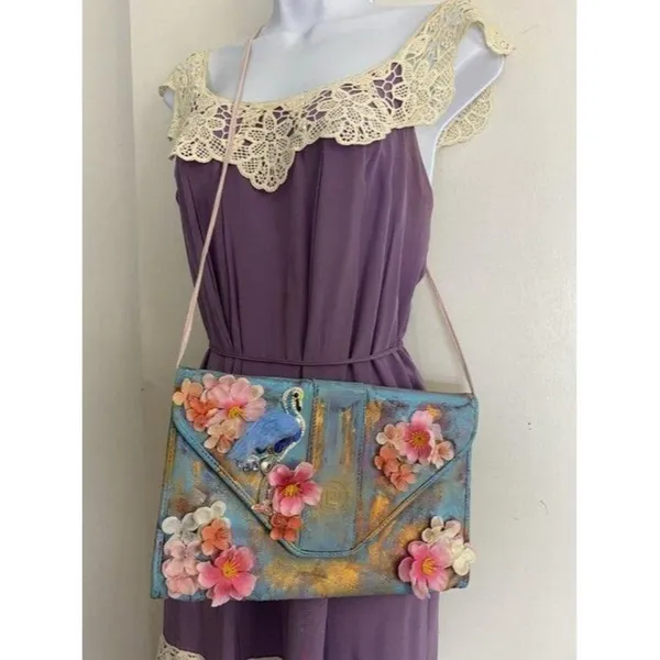 fendi customized multicolor canvas cross body bag - Image 3