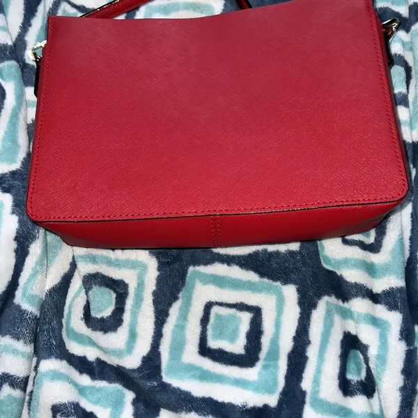 Kate Spade Street Clarise Crossbody Purse Red - Image 6