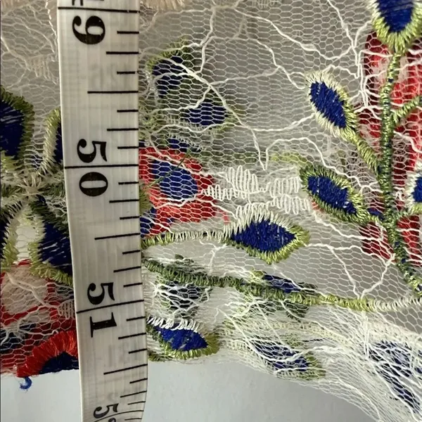 Just Me Floral Embroidered Midi Dress - Image 7