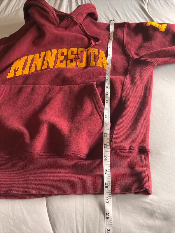 U of Minnesota College Gameday Sports Pullover Hoodie Sweatshirt Unisex Sz S EUC - Image 6