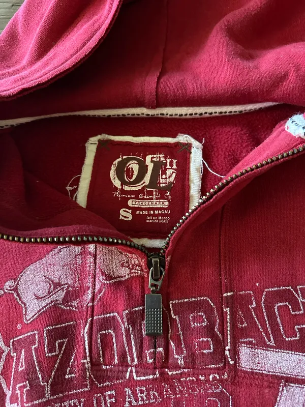 Arkansas Hoodie Red - Image 2