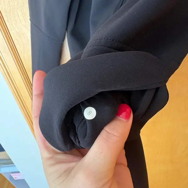 Lululemon Going Places Hooded Jacket Womens 8 Black Full Zip Hoodie Long‎ Hem - Image 5