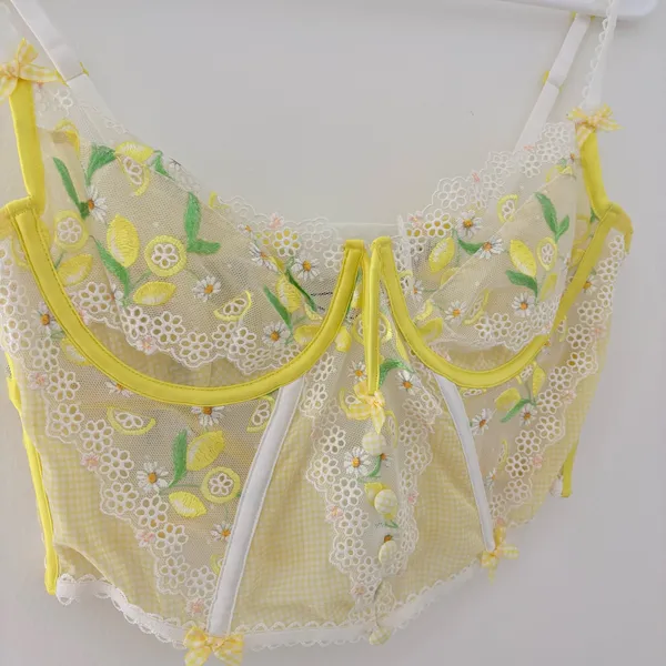 for love and lemons lemon daisy bustier - Image 3