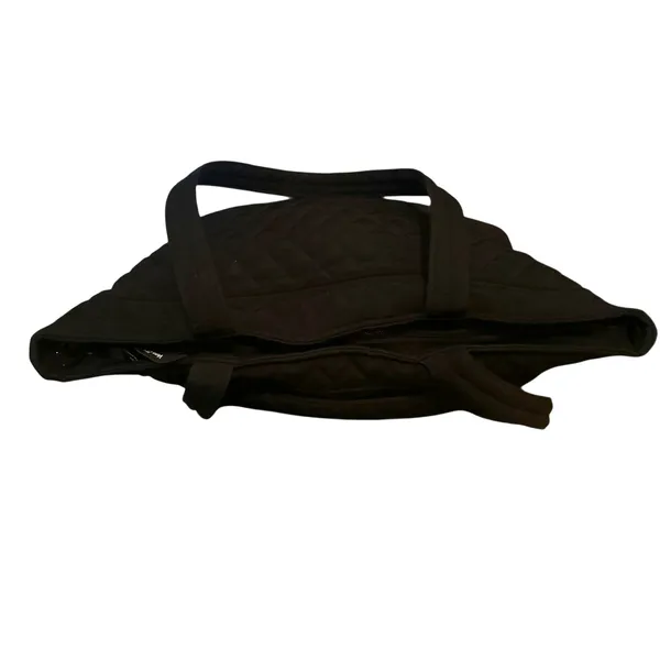 Vera Bradley small quilted black tote bag - Image 7